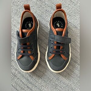 Polo by Ralph Lauren Boys Navy/Tan Asher Shoe